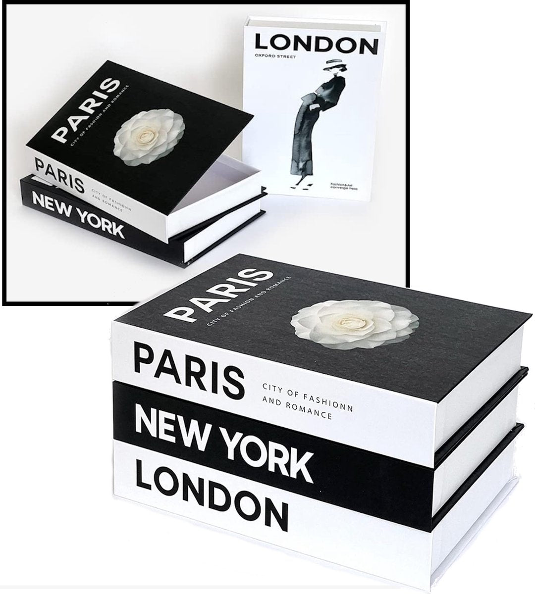 Decorative Magnetic Storage Books – Stylish & Functional Home Décor