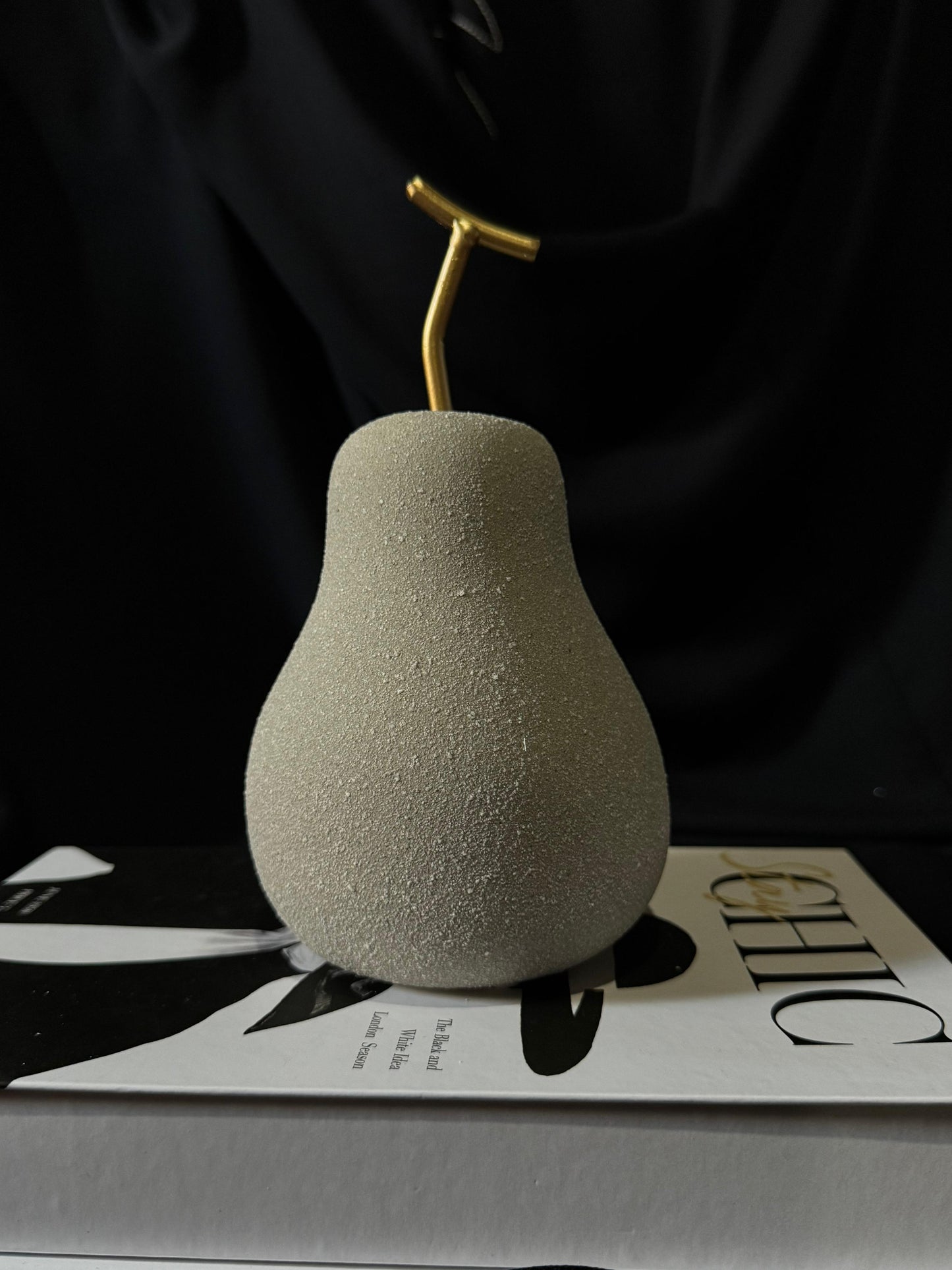 Ceramic Fruit Sculpture – Modern Decorative Accent for Home & Office