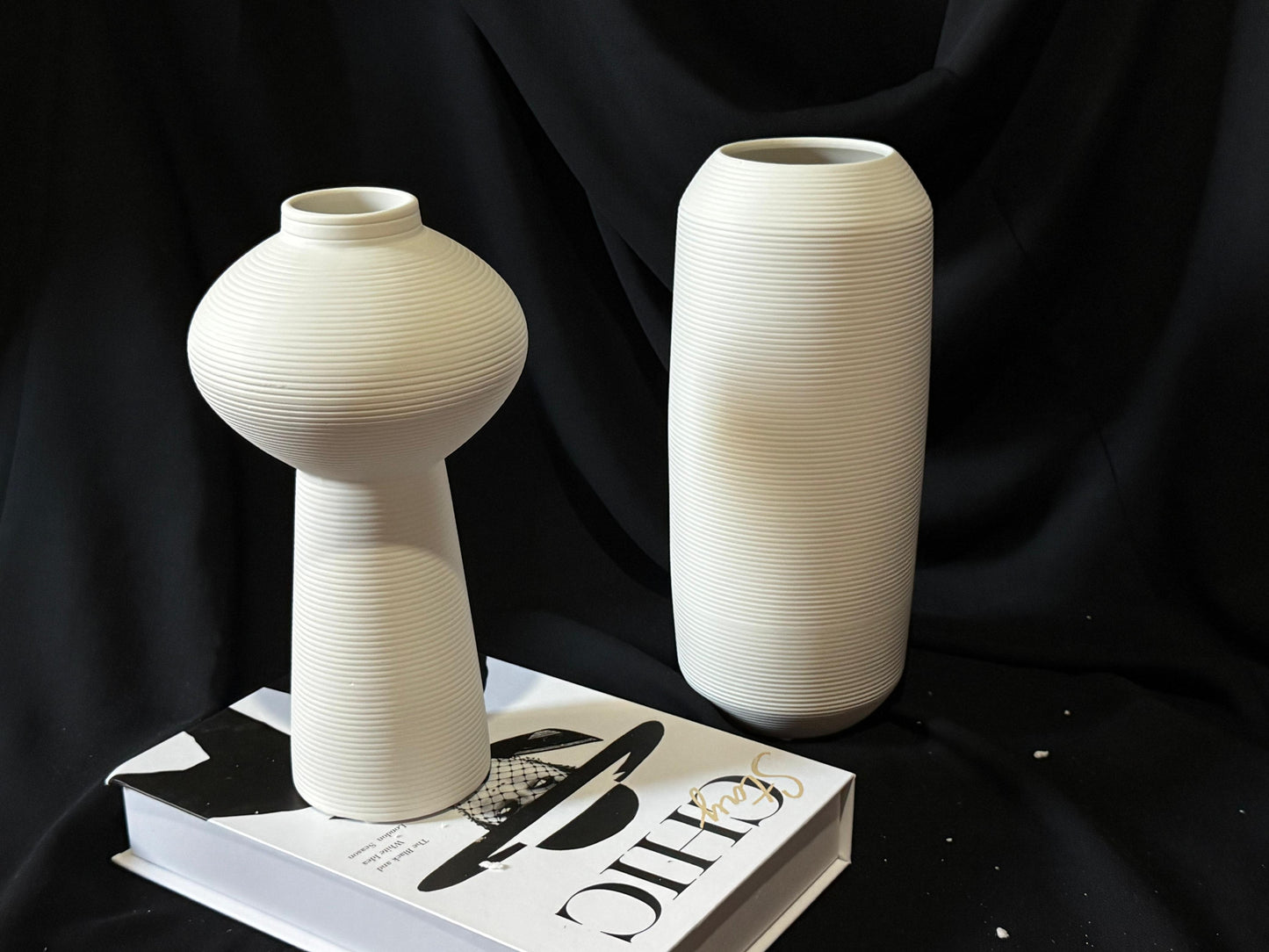Abstract Bohemian Ceramic Flower Vases – Artistic Home Décor