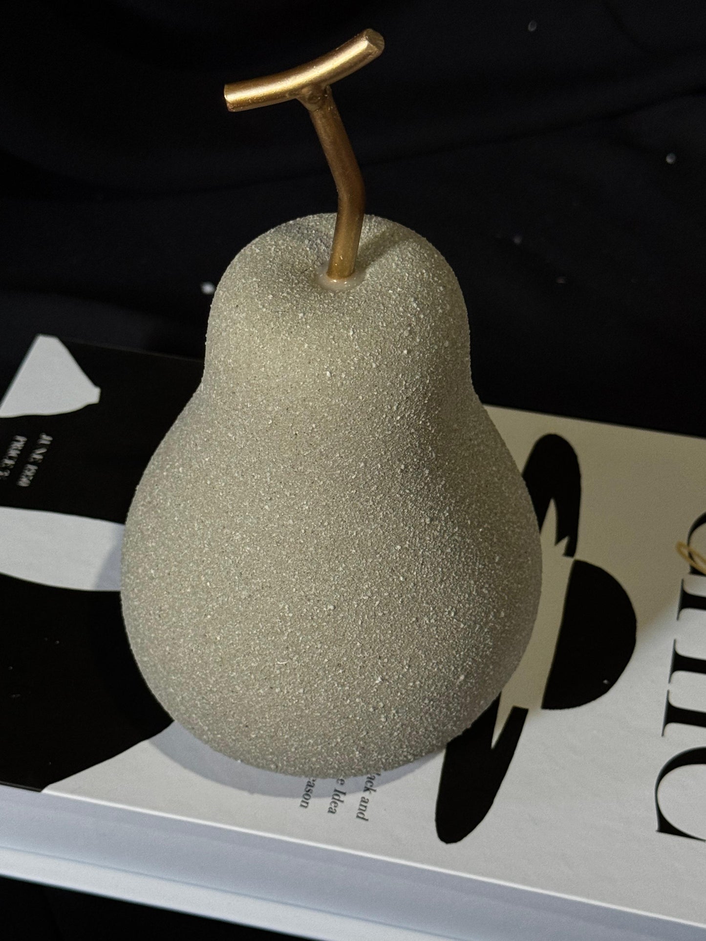 Ceramic Fruit Sculpture – Modern Decorative Accent for Home & Office