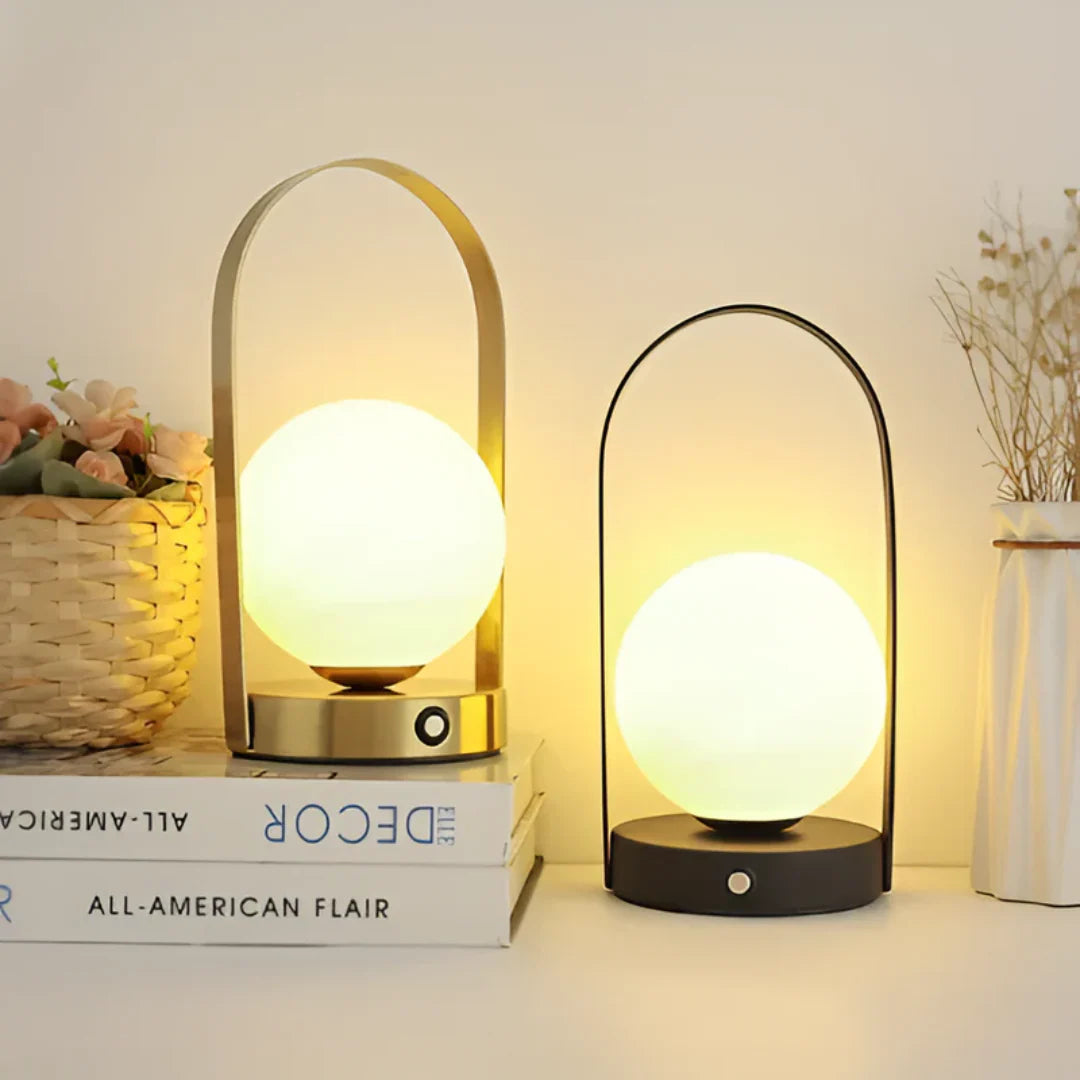 Elegant Touch-Activated Color-Changing Table Lamp – Modern Ambient Lighting