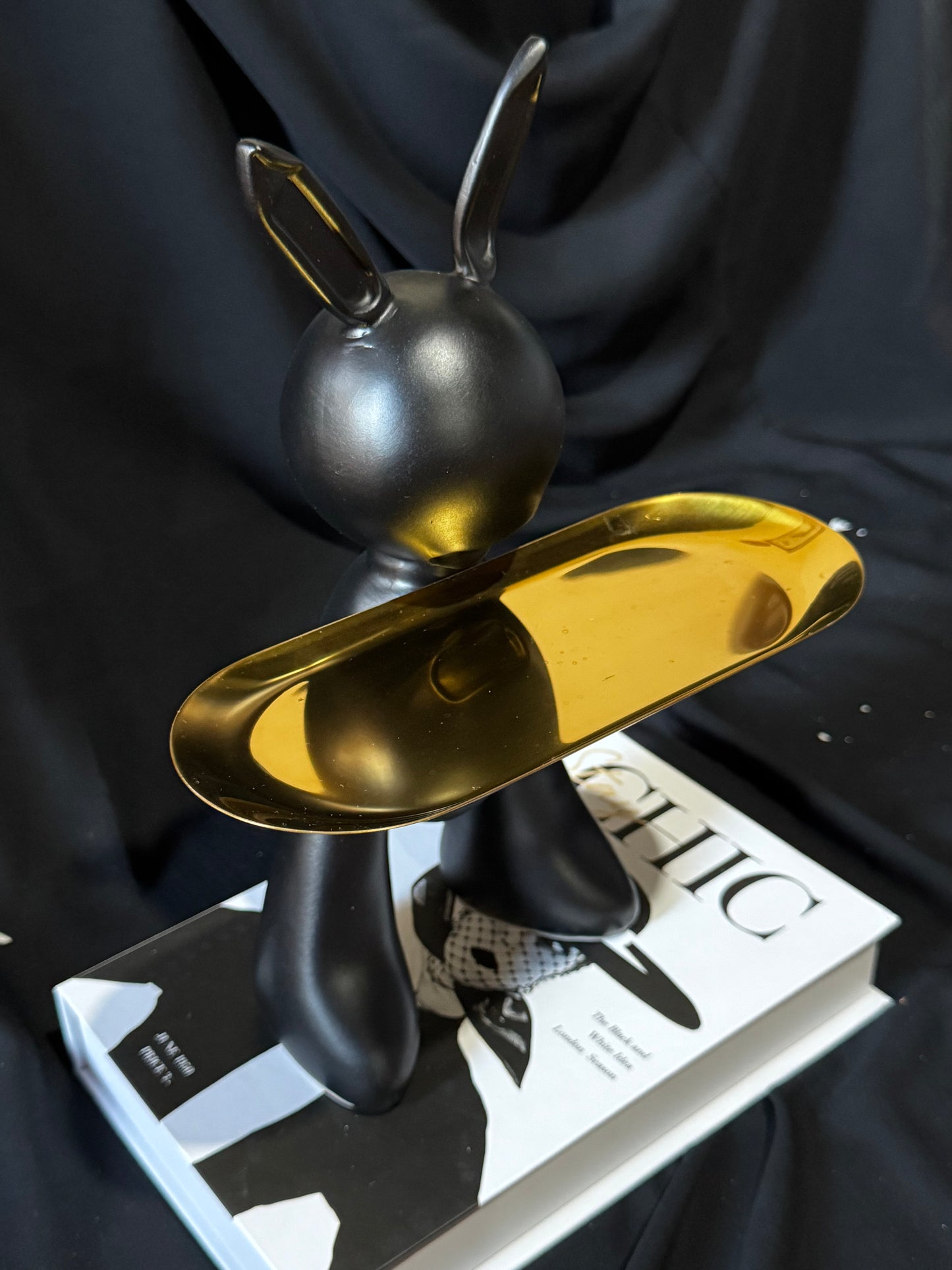 Decorative Rabbit Sculpture – Modern Home Décor Accent
