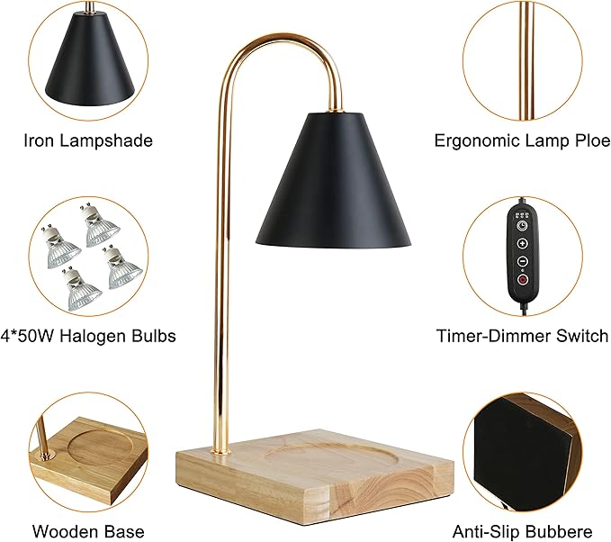 Aromatic Candle Warmer – Melt Candles Without Flame