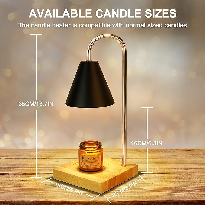 Aromatic Candle Warmer – Melt Candles Without Flame