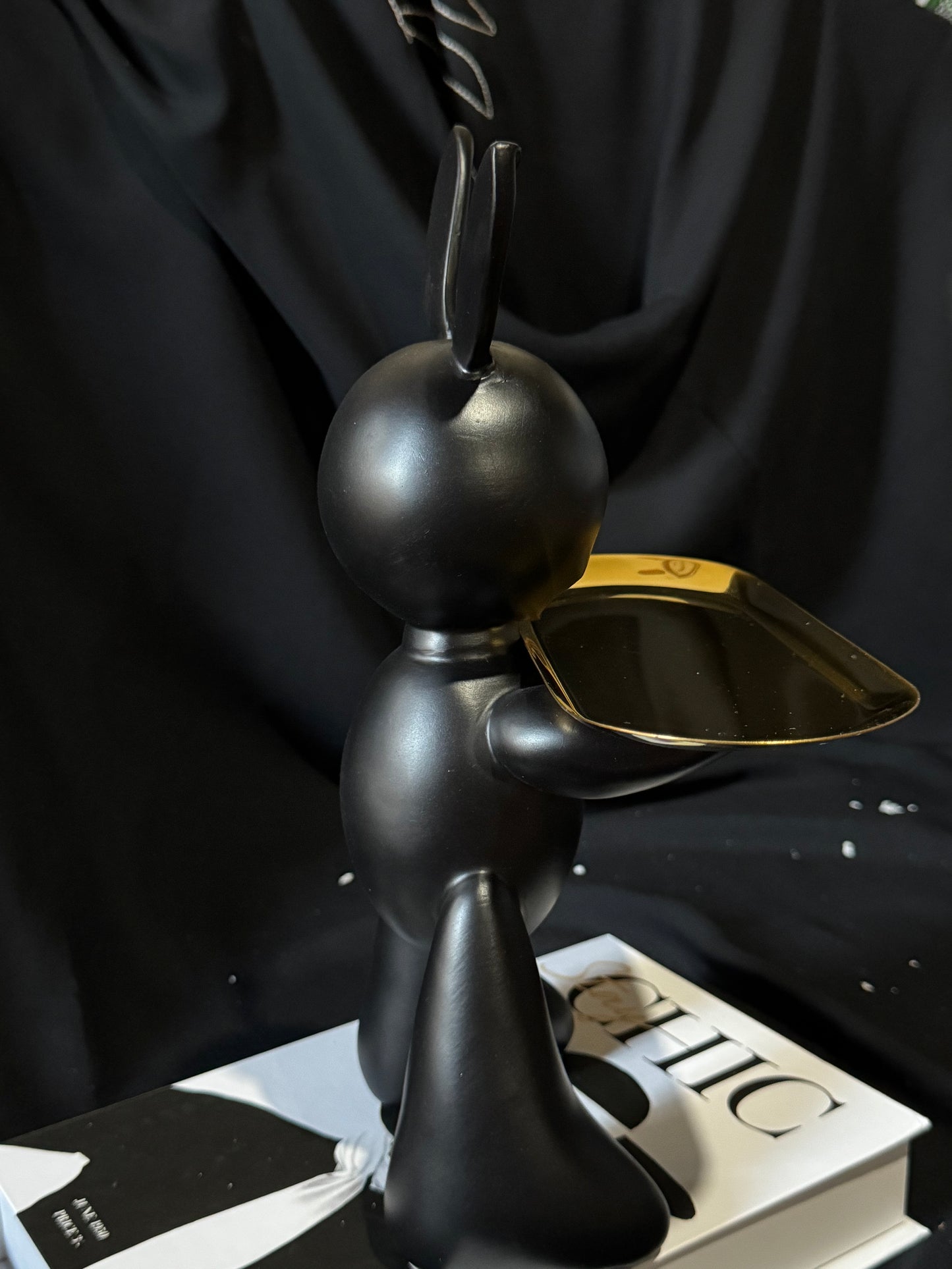 Decorative Rabbit Sculpture – Modern Home Décor Accent