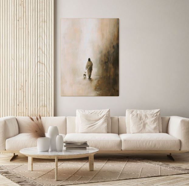 Parable of The Lost Sheep IV - Canvas