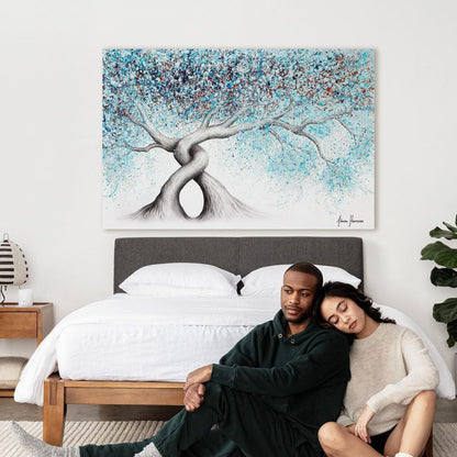 Iced Gemstone Trees - Canvas Print
