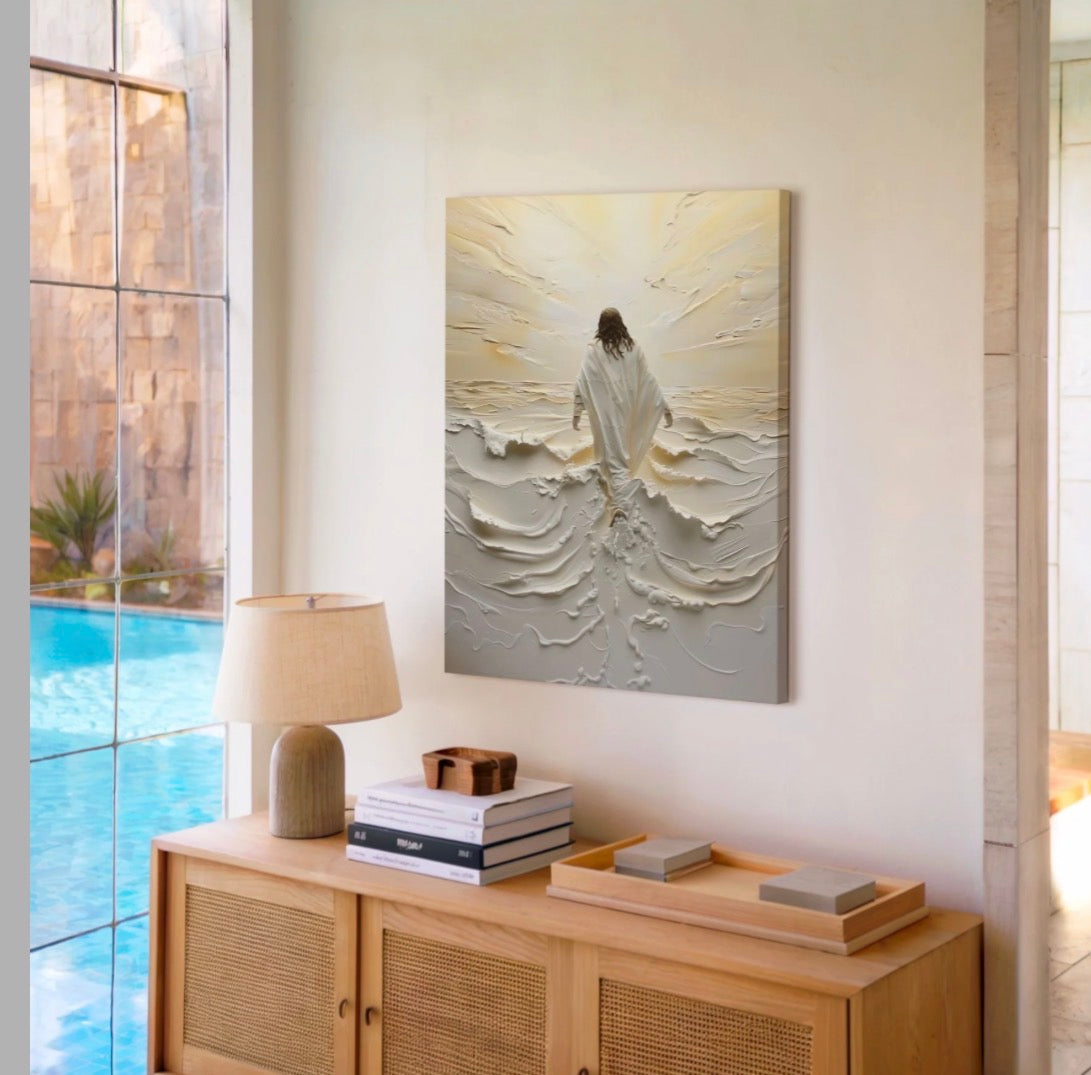 Jesus Walking on Water I - Canvas