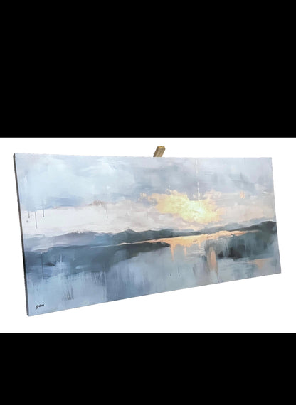 Golden Horizon - Painting