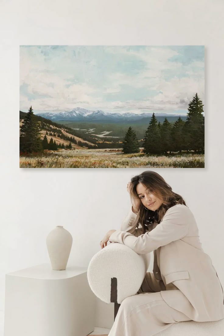 "Leadville" Painting by Alex Odnoralov - Canvas Art Print