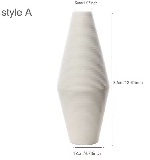Abstract Bohemian Ceramic Flower Vases – Artistic Home Décor