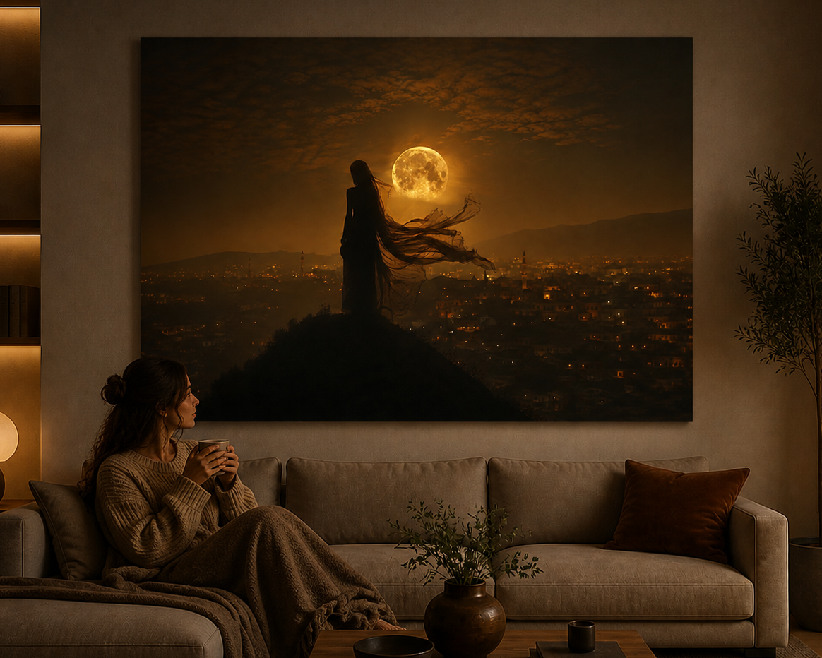 Golden Silence - Canvas Print
