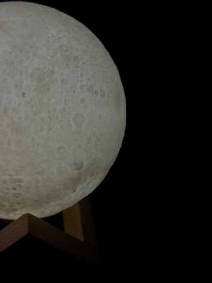 Touch-Activated Color-Changing Moon Light Bulb – Decorative Ambient Lamp