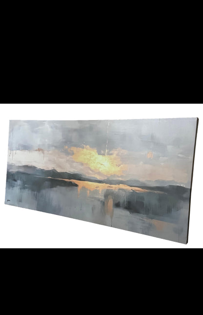 Golden Horizon - Painting