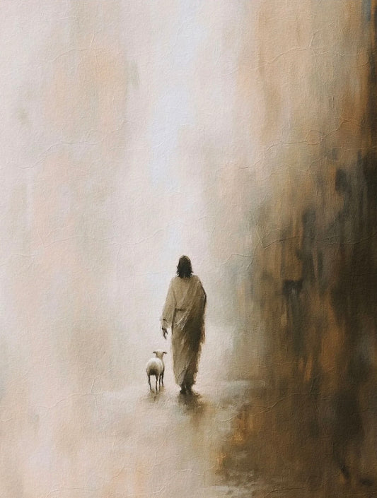 Parable of The Lost Sheep IV - Canvas