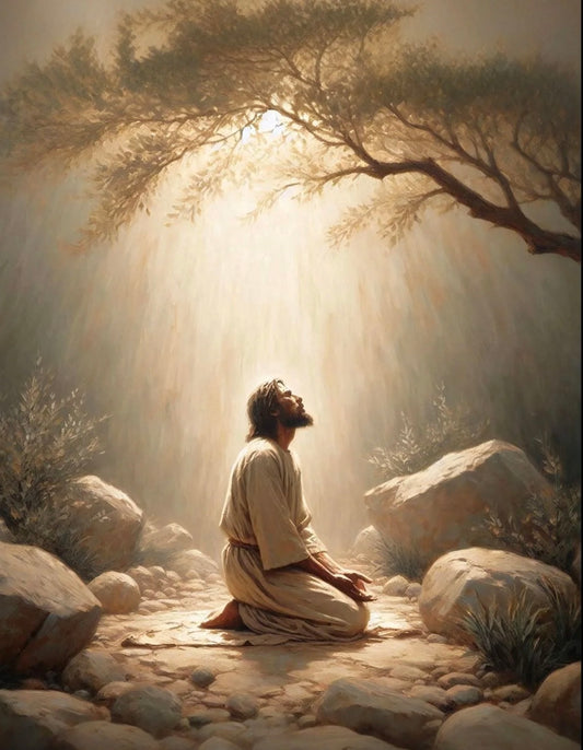 Jesus in the Garden of Gethsemane - Canvas