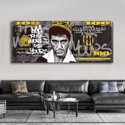 Scarface Tony Montana Canvas Pop Art