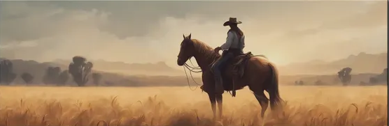 Cowboy - Canvas Print