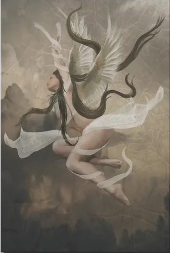 Angel 1 Fine Art Print by Babette van den Berg | Fantasy Wall Art