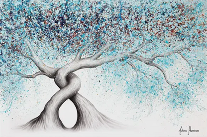 Iced Gemstone Trees - Canvas Print
