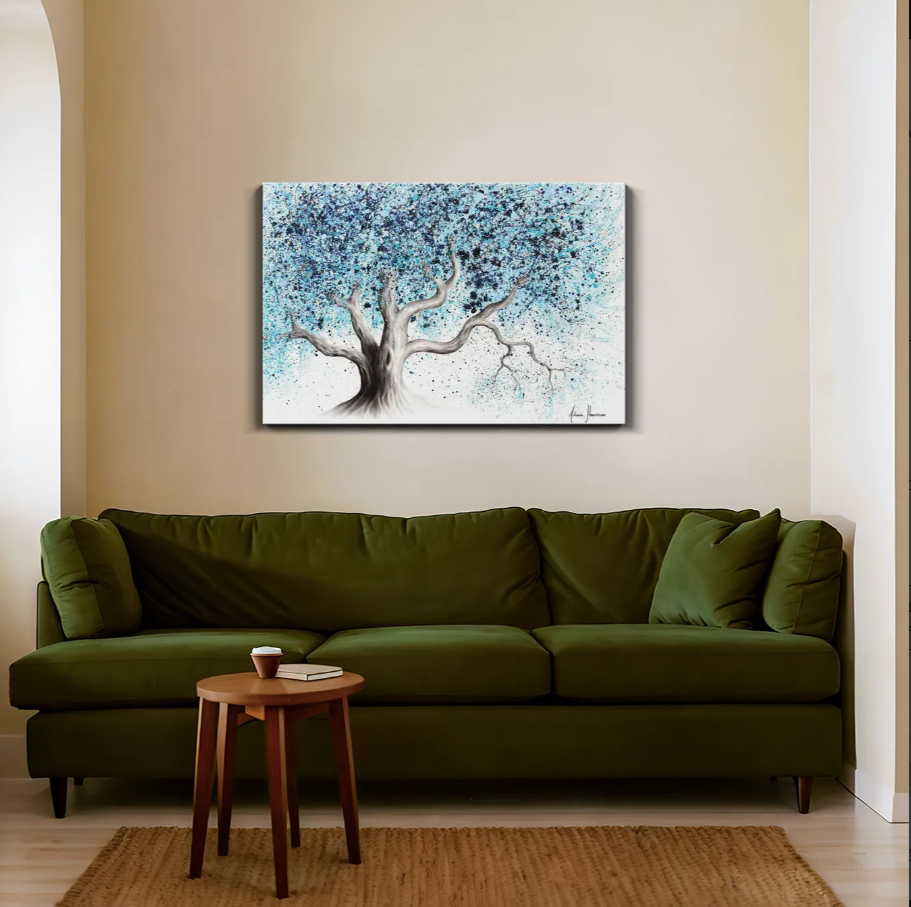 Iced Gemstone Trees - Canvas Print