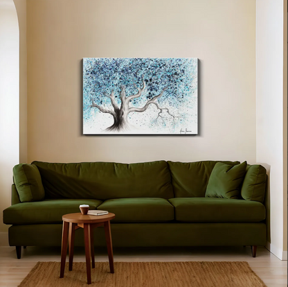 Iced Gemstone Trees - Canvas Print