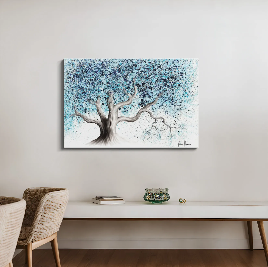 Iced Gemstone Trees - Canvas Print