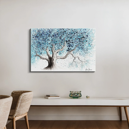 Iced Gemstone Trees - Canvas Print