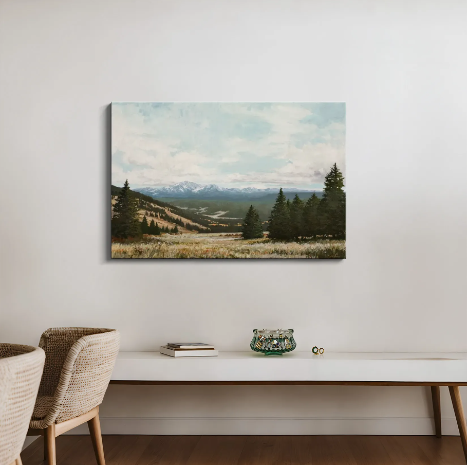 "Leadville" Painting by Alex Odnoralov - Canvas Art Print