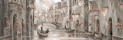 "Mystical, Venice Charm" Painting by Isabella Karolewicz - Panoramic Art Print