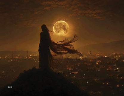 Golden Silence - Canvas Print