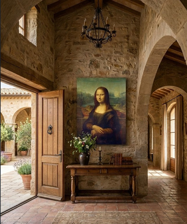 Mona Lisa Fine Art Print – Leonardo da Vinci Canvas Poster