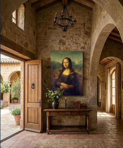 Mona Lisa Fine Art Print – Leonardo da Vinci Canvas Poster