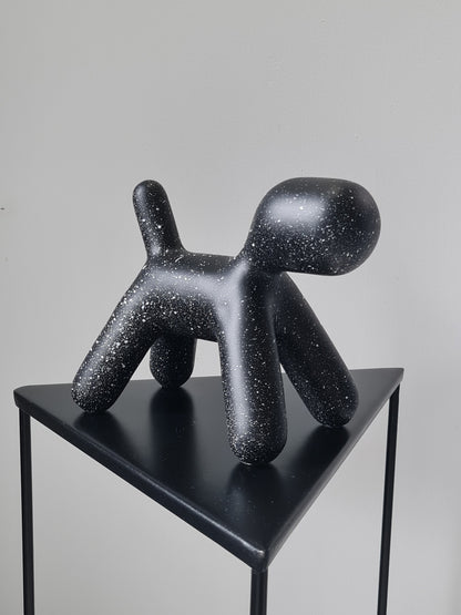 Modern abstract dog sculpture