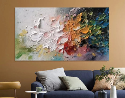 Abstract Floral Canvas Print