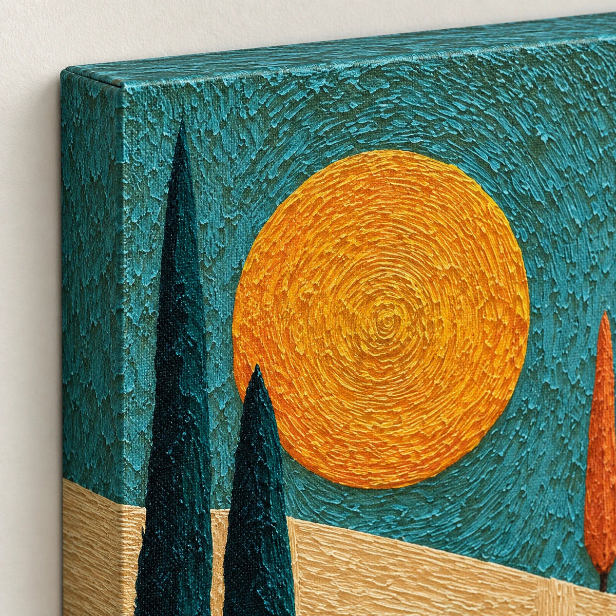 Golden Passage Art Piece — thickness