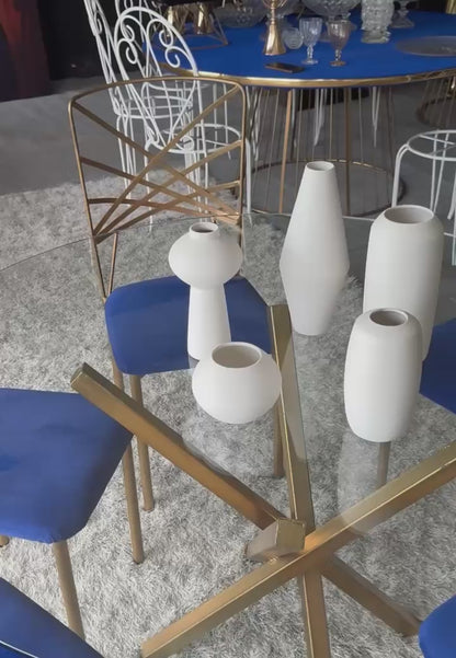 Abstract Bohemian Ceramic Flower Vases – Artistic Home Décor