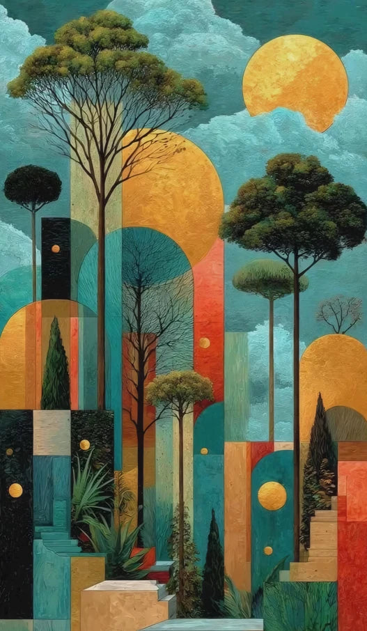 Sunlit Sanctuary Art Piece — artwork
