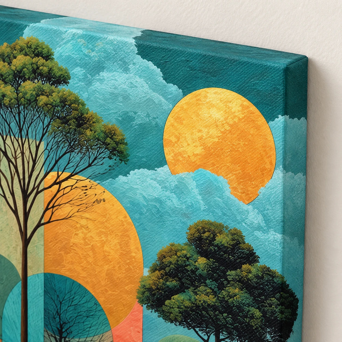 Sunlit Sanctuary Art Piece — thickness