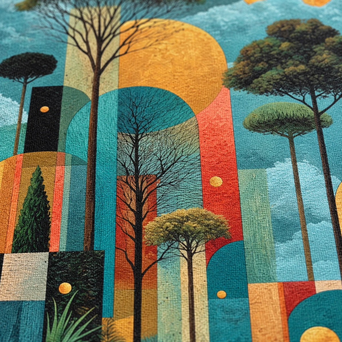 Sunlit Sanctuary Art Piece — texture